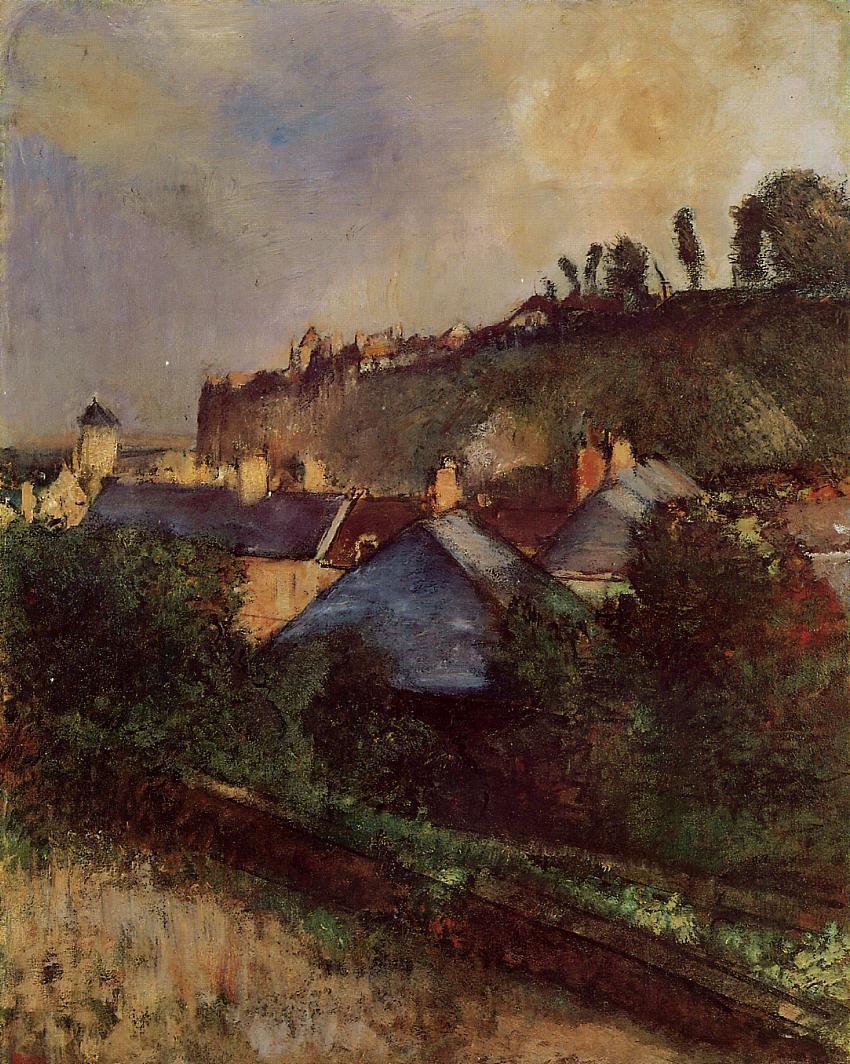 Houses at the Foot of a Cliff. Saint-Valery-sur-Somme 1898